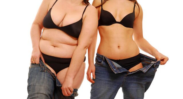 gambar sebelum dan selepas penurunan berat badan