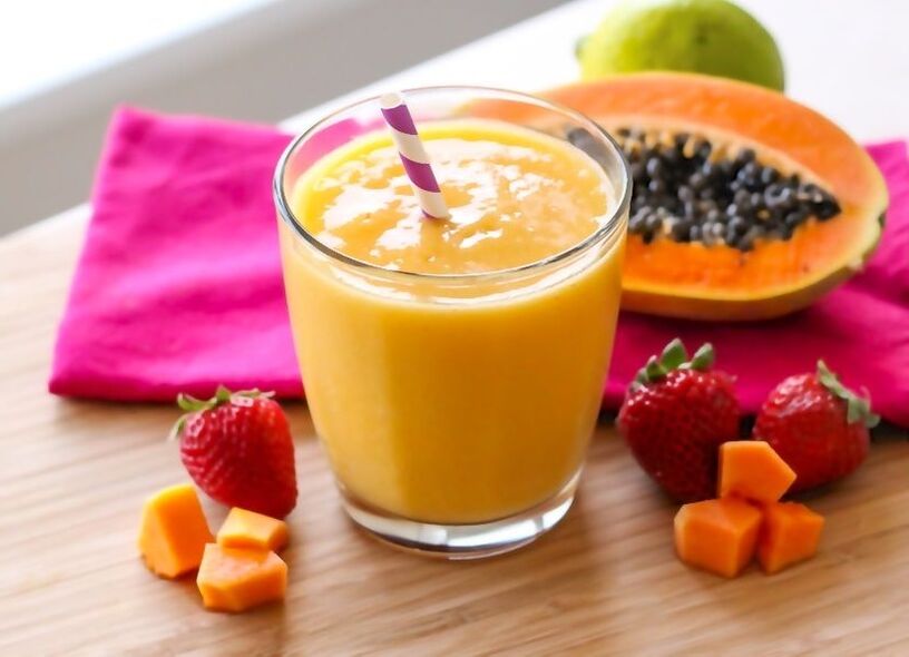 smoothie buah untuk penurunan berat badan
