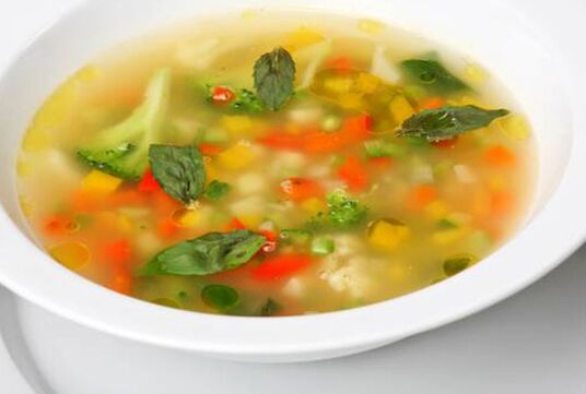 sup sayuran untuk penurunan berat badan