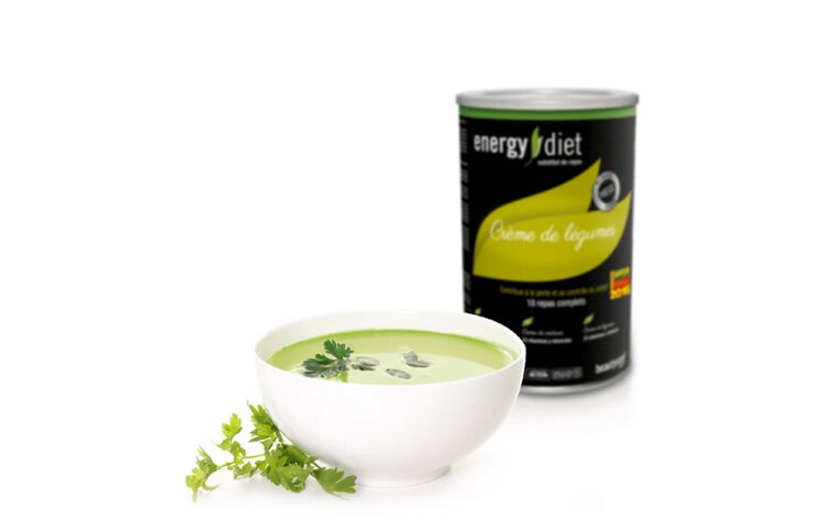 Sup sayur diet tenaga