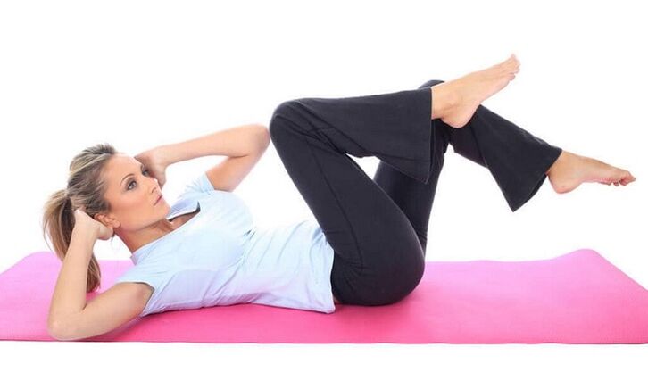 senaman oblique crunch untuk penurunan berat badan